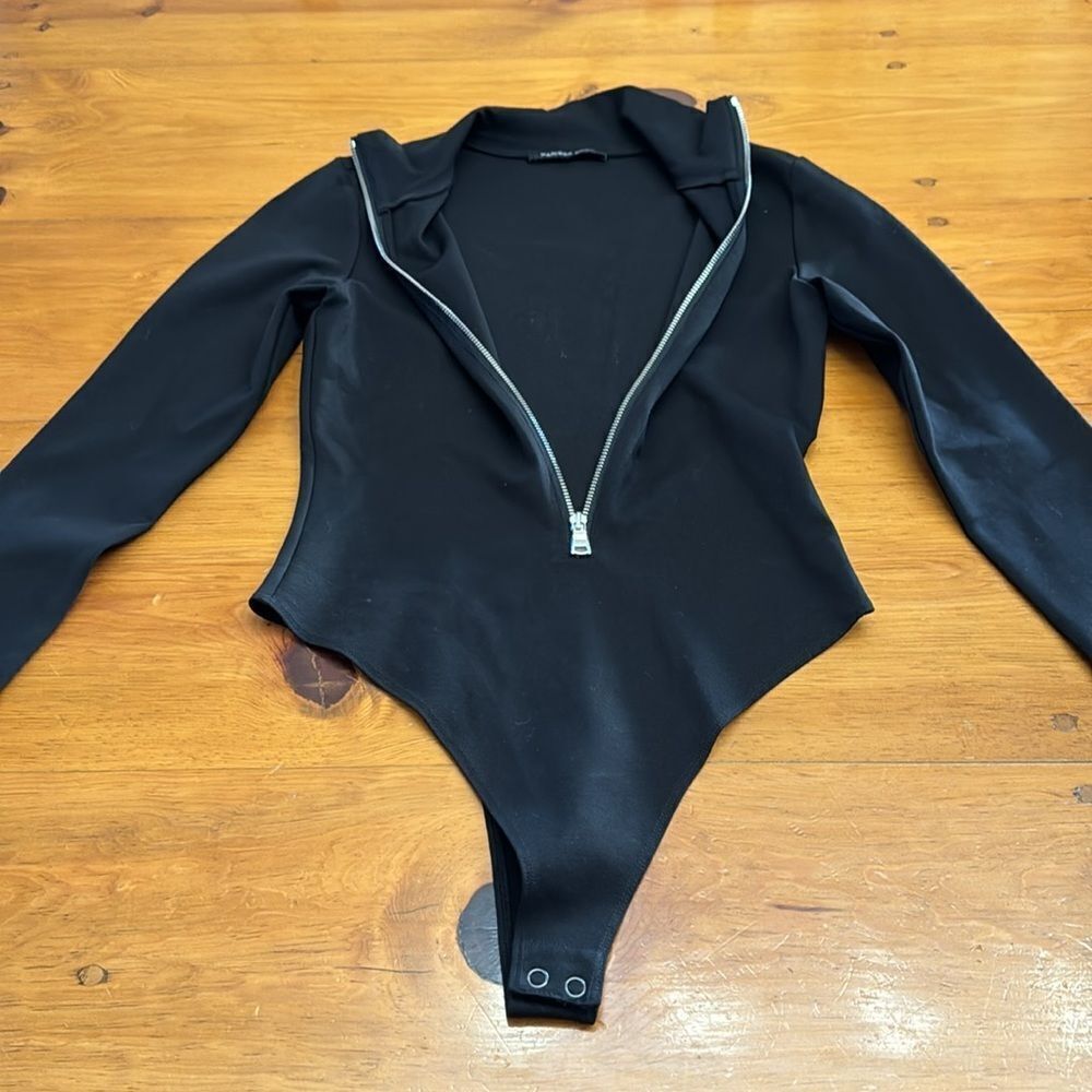 Marissa Webb Zip Front Bodysuit - Picture 11 of 17